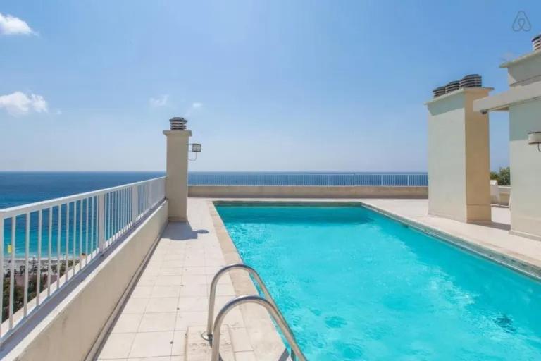 Le Royal, Spacious Seaside Apartment Rooftop And Pool Niza Exterior foto